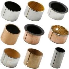 70N / mm²บูชบุชบุบุซับ PTFE แบบบุหุ้มด้วยเหล็กทนการสึกหรอ