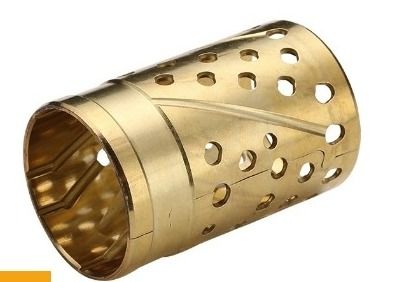 กำลังการผลิตสูง CuZn32 บูชปลอกแขนบรอนซ์พร้อมการหล่อลื่น